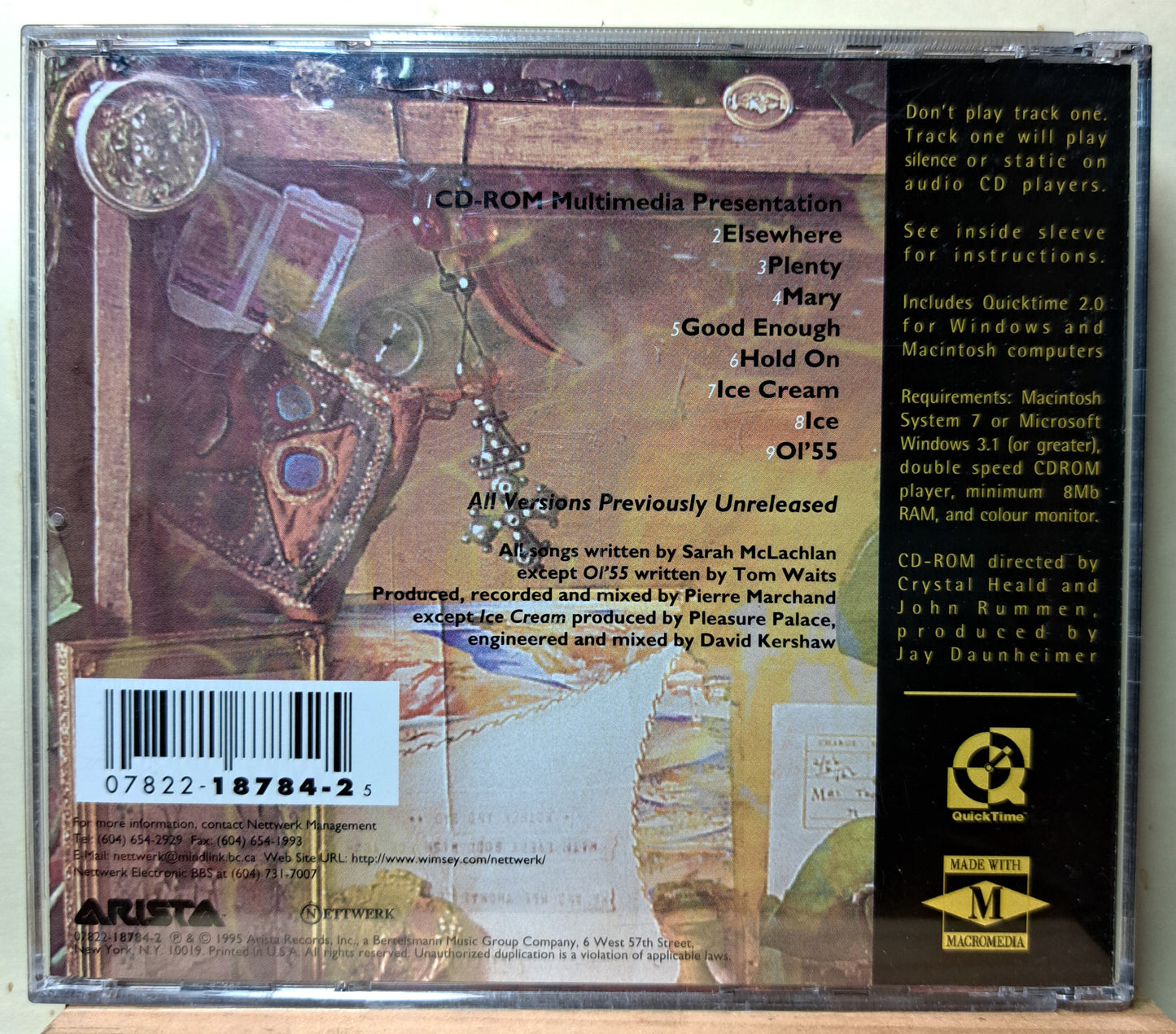 Sarah McLachlan - The freedom sessions (cd)