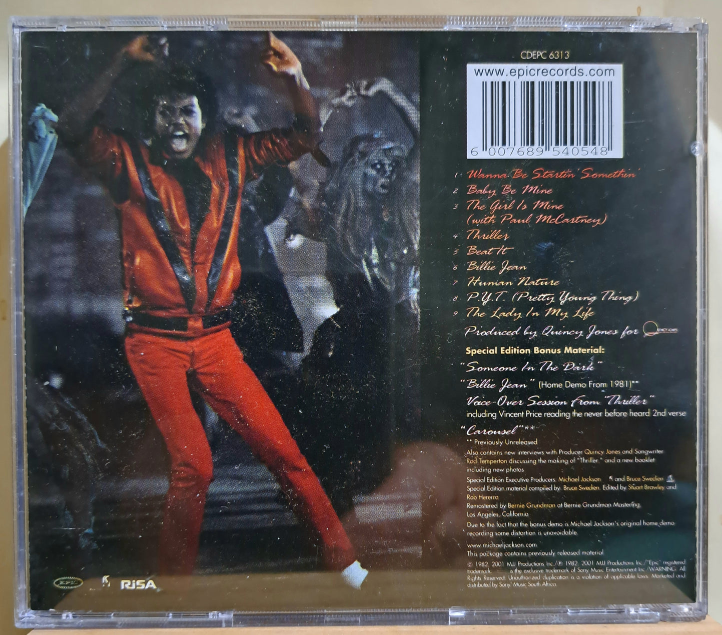 Michael Jackson - Thriller (cd)