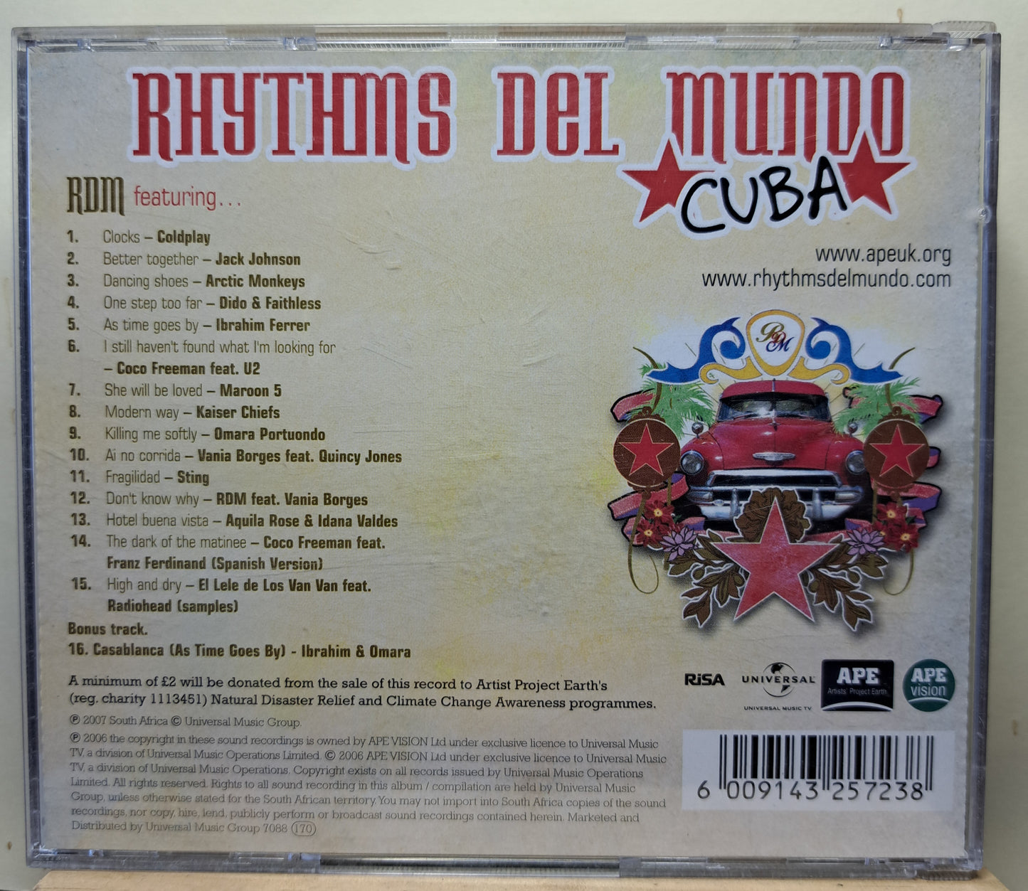 Rhythms Del Mundo - Cuba (cd)