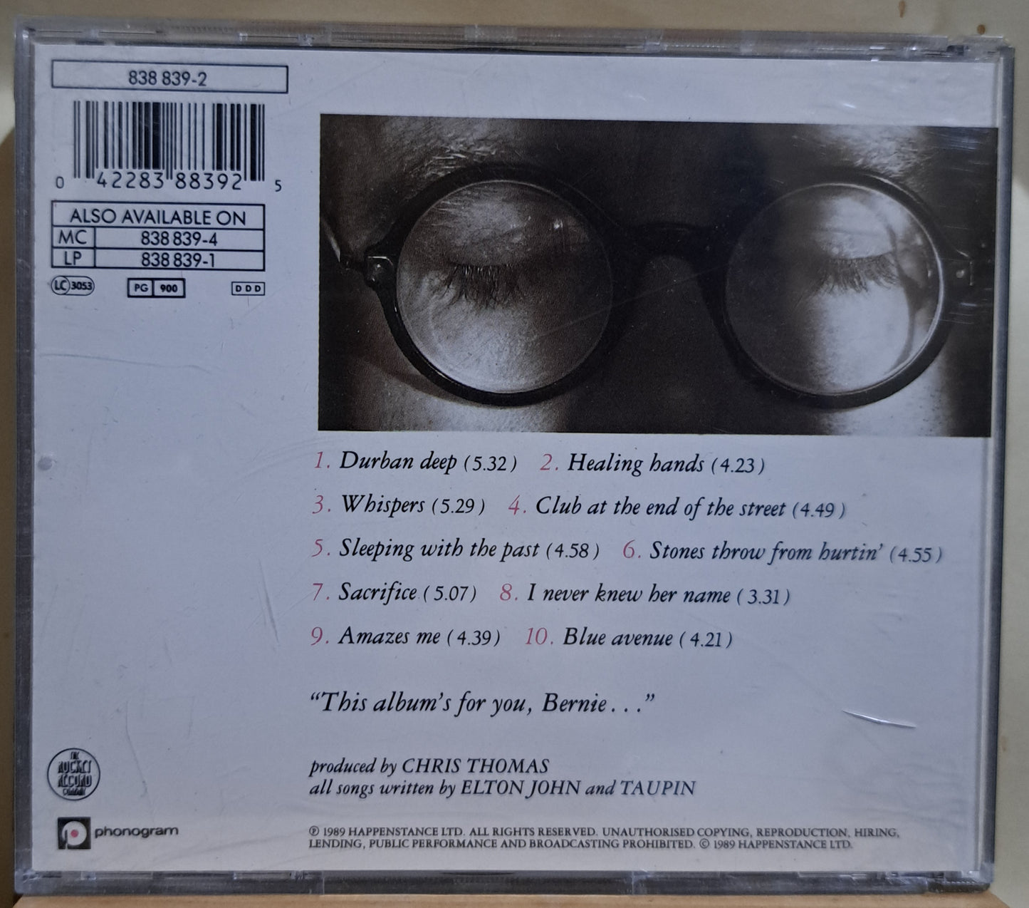 Elton John - Sleeping with the past (cd)