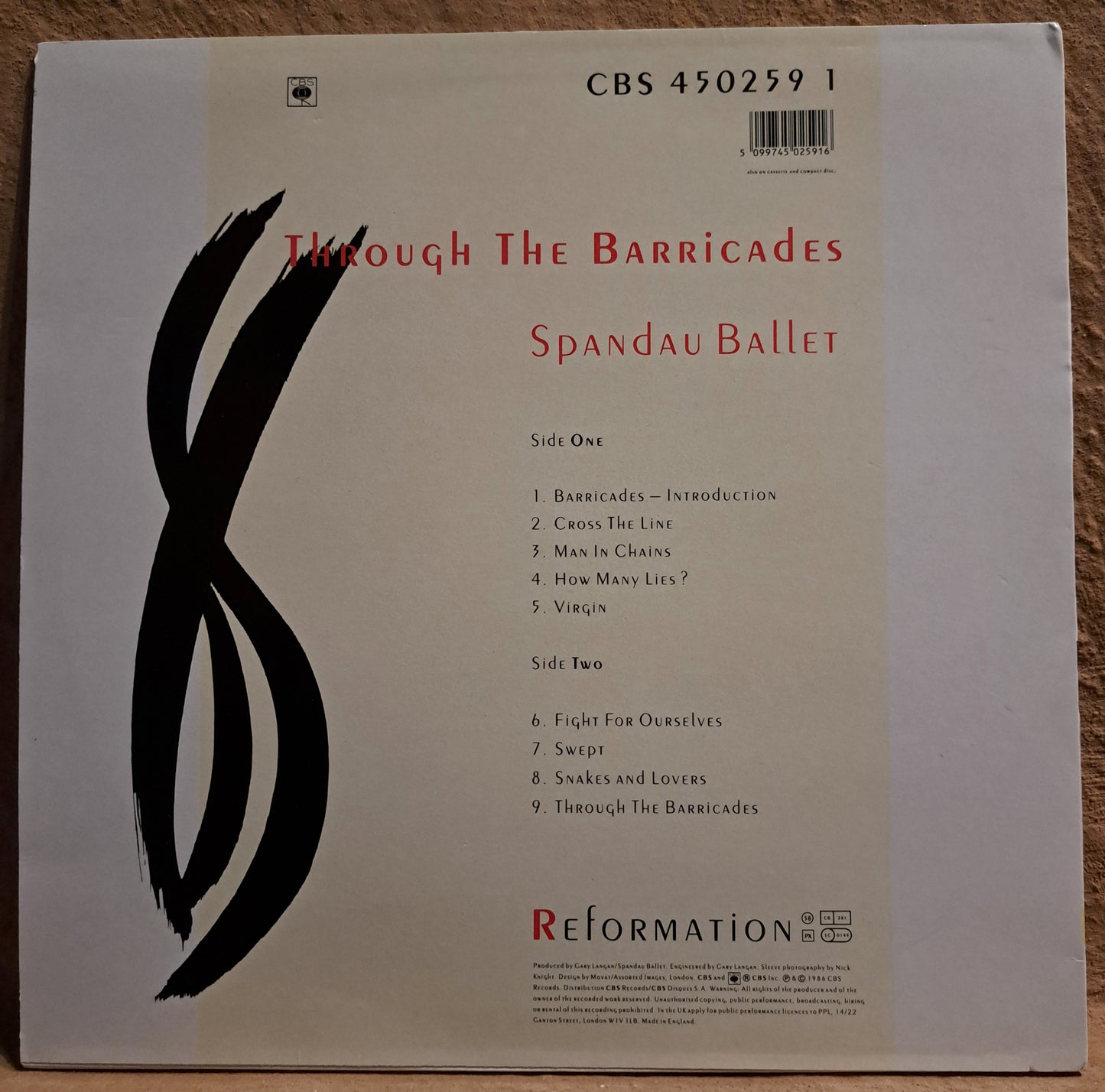 Spandau Ballet - Through the barricades