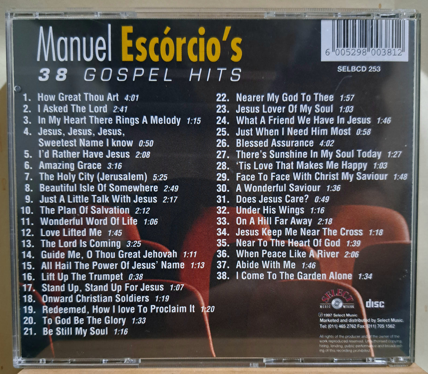 Manuel Escórcio's - 38 Gospel Hits (cd)