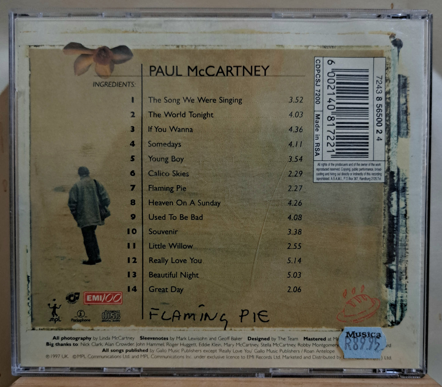 Paul McCartney - Flaming Pie (cd)