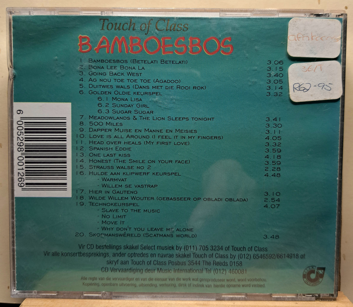 Touch of Class - Bamboesbos (cd)