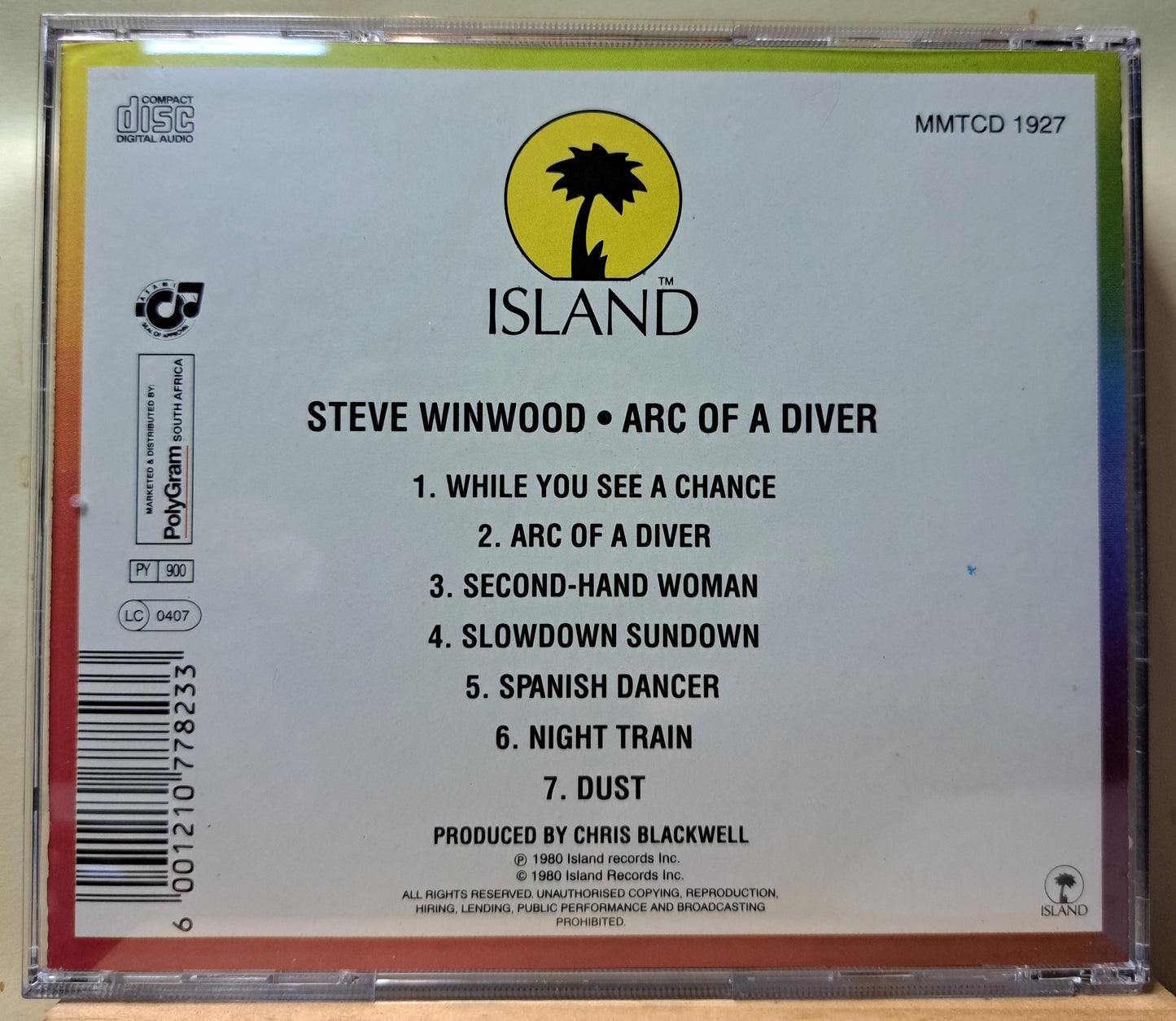 Steve Winwood - Arc of a diver (cd)