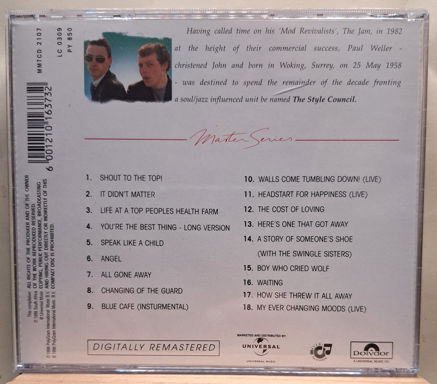 The Style Council - Master Series (cd)