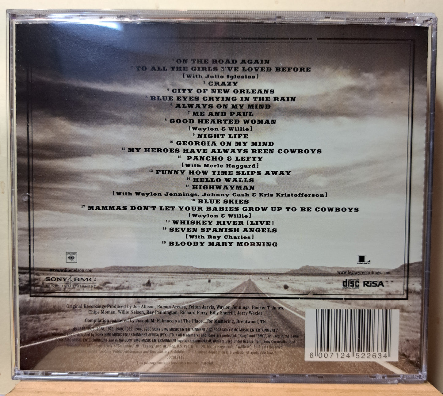 Willie Nelson - Legend (the best of) cd