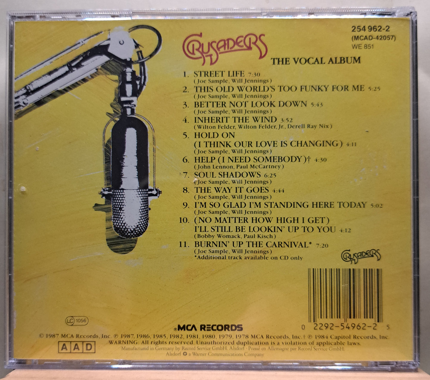 The Crusaders - The vocal album (cd)