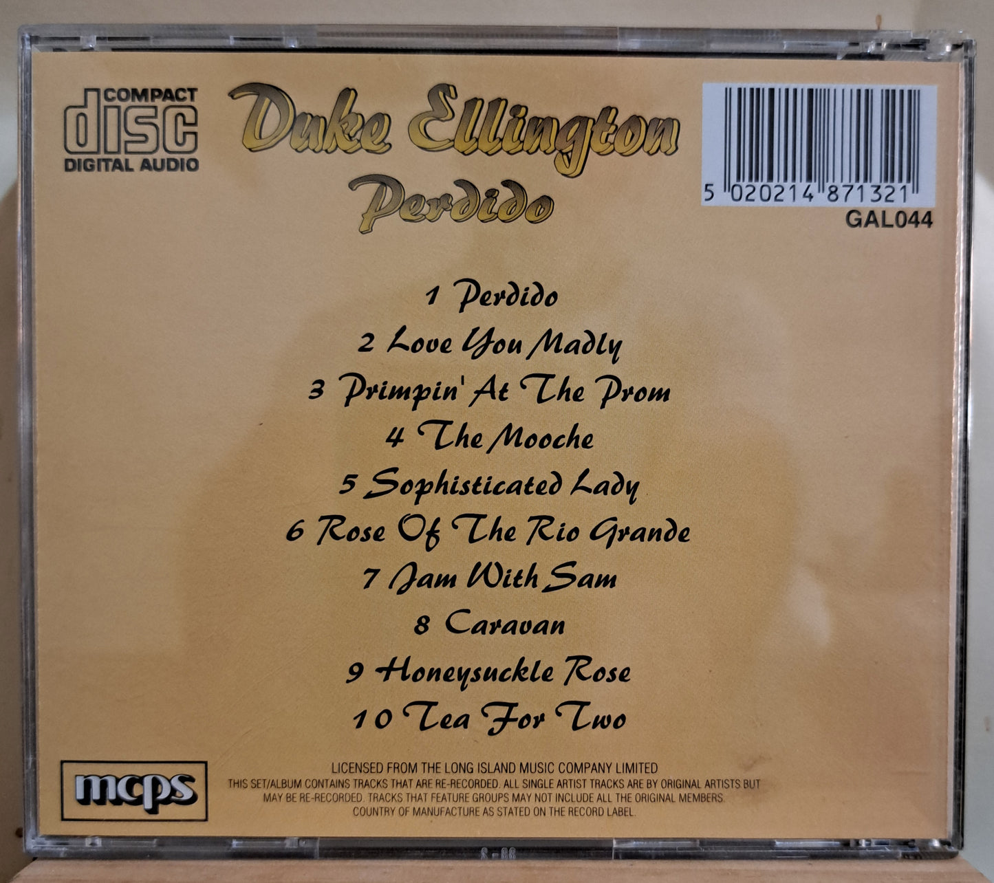 Duke Ellington - Perdido (cd)