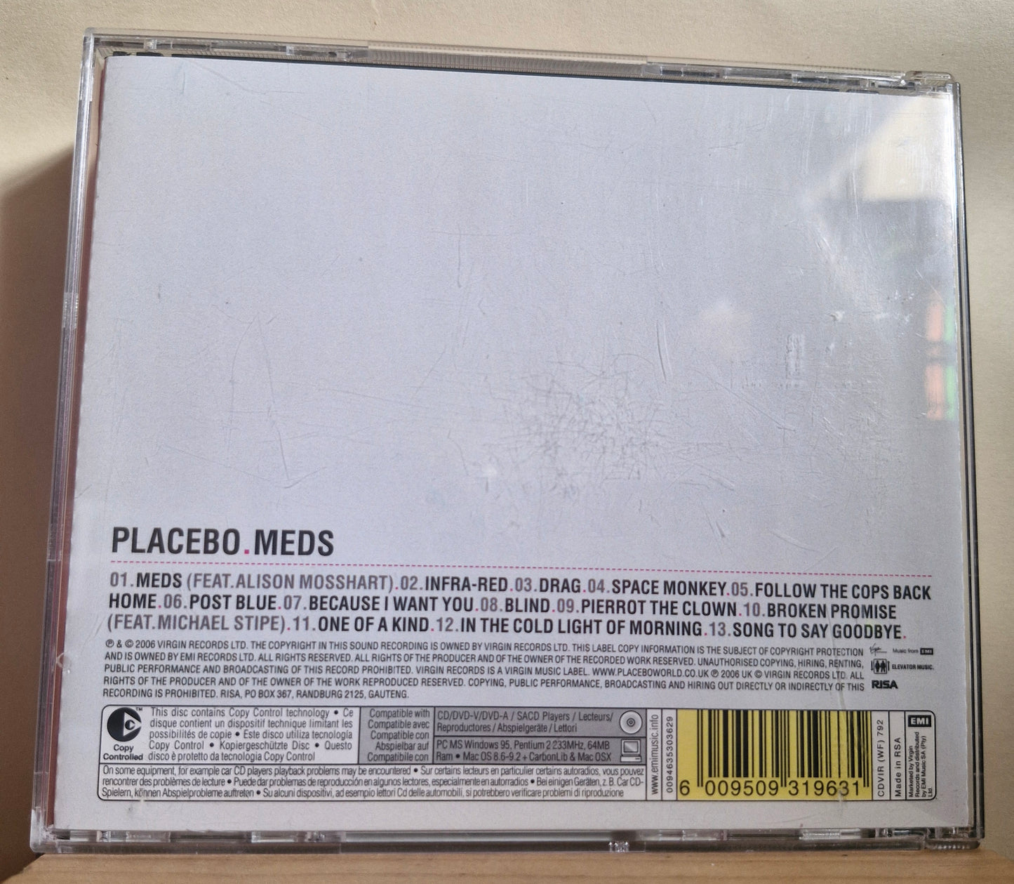 Placebo - Meds (cd)