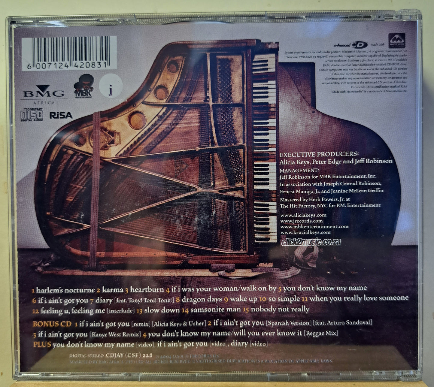 Alicia Keys - The diary of Alicia Keys (cd)