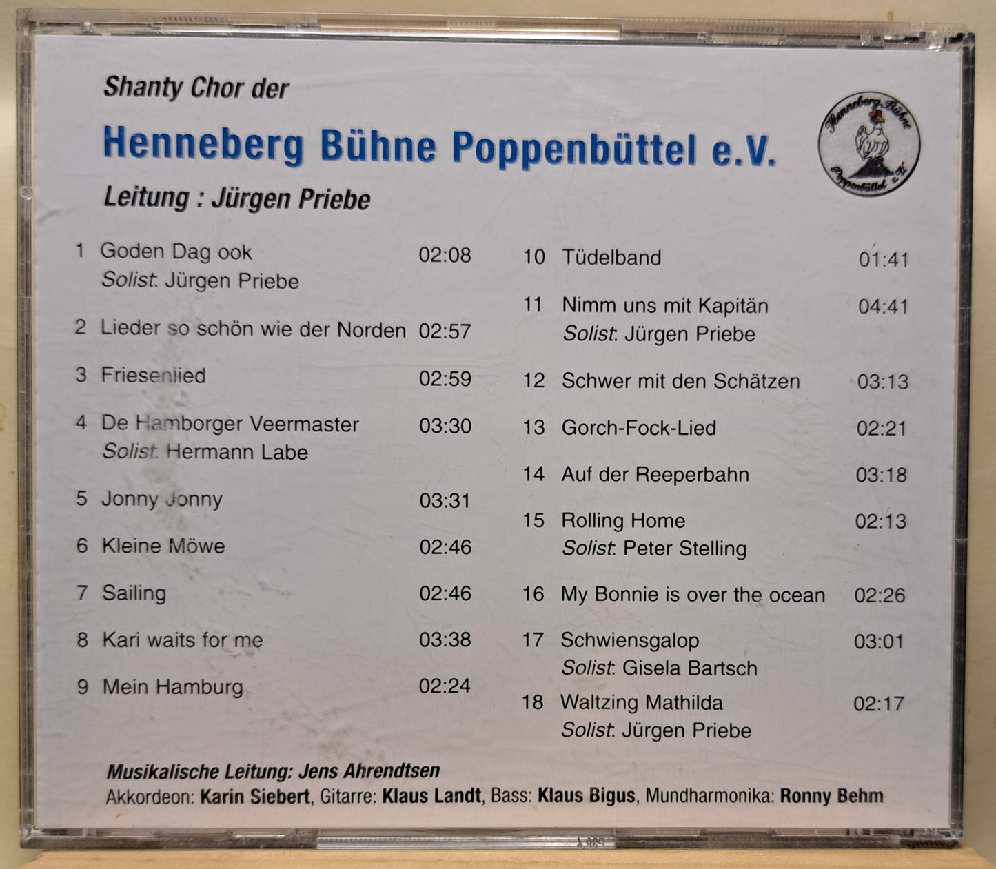 Shanty Chor der Henneberg Bühne Poppenbüttel (cd)