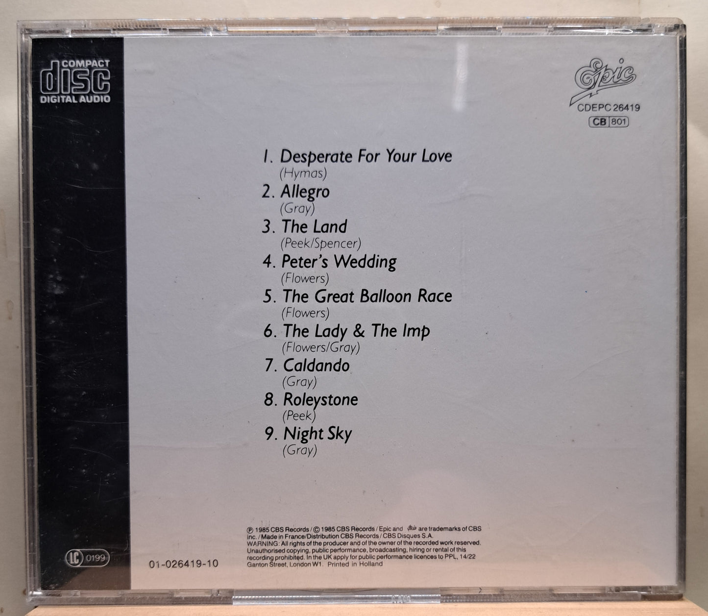 Sky - The great balloon race (cd)