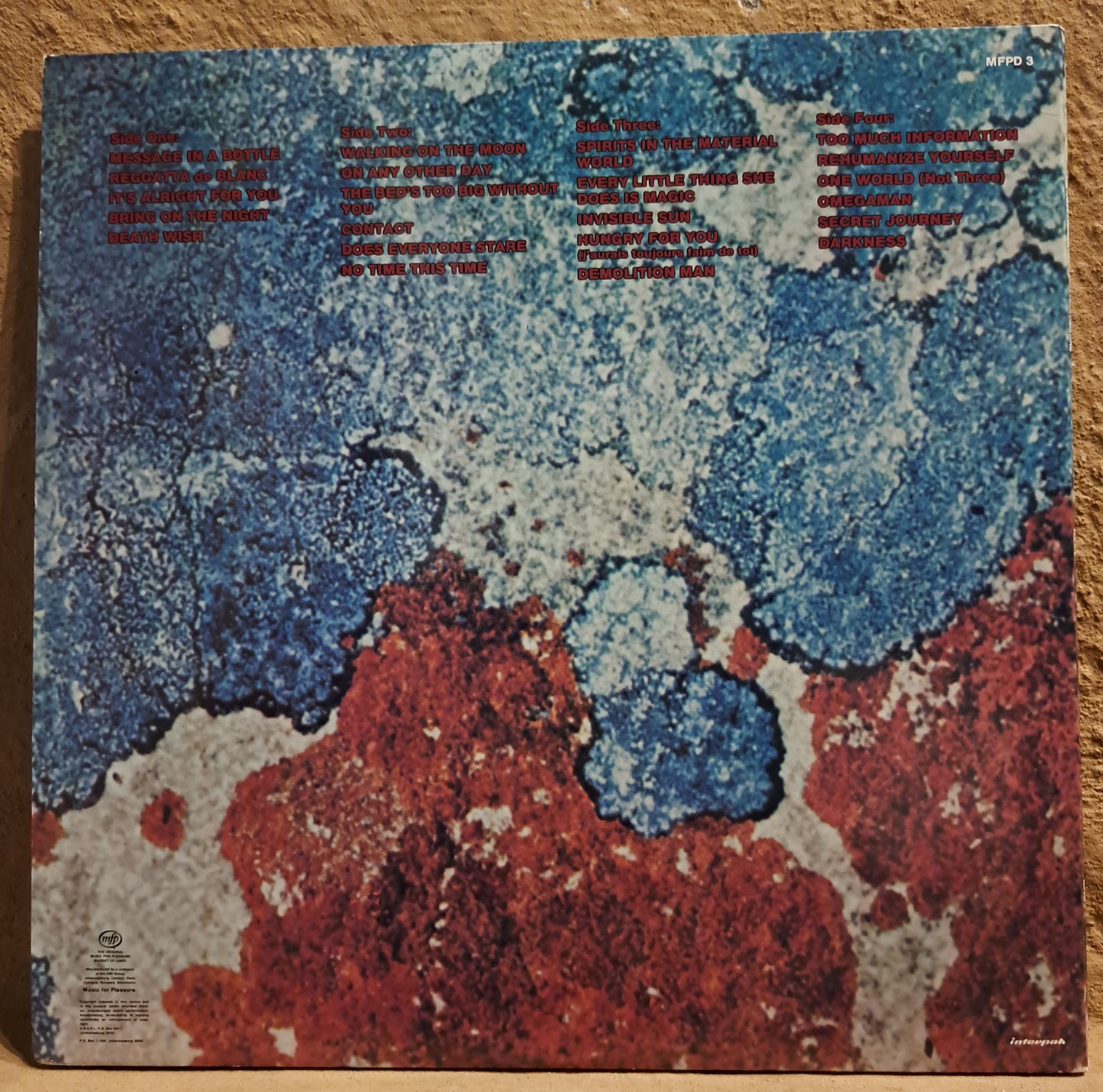 The Police - Reggatta de Blanc & Ghost in the machine. South African limited 2 vinyl set.