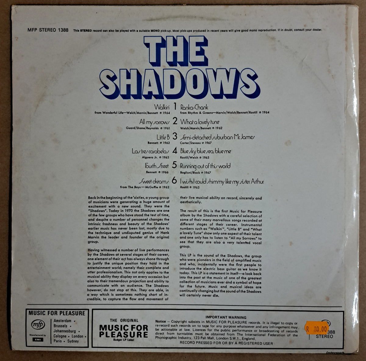 The Shadows - The Shadows