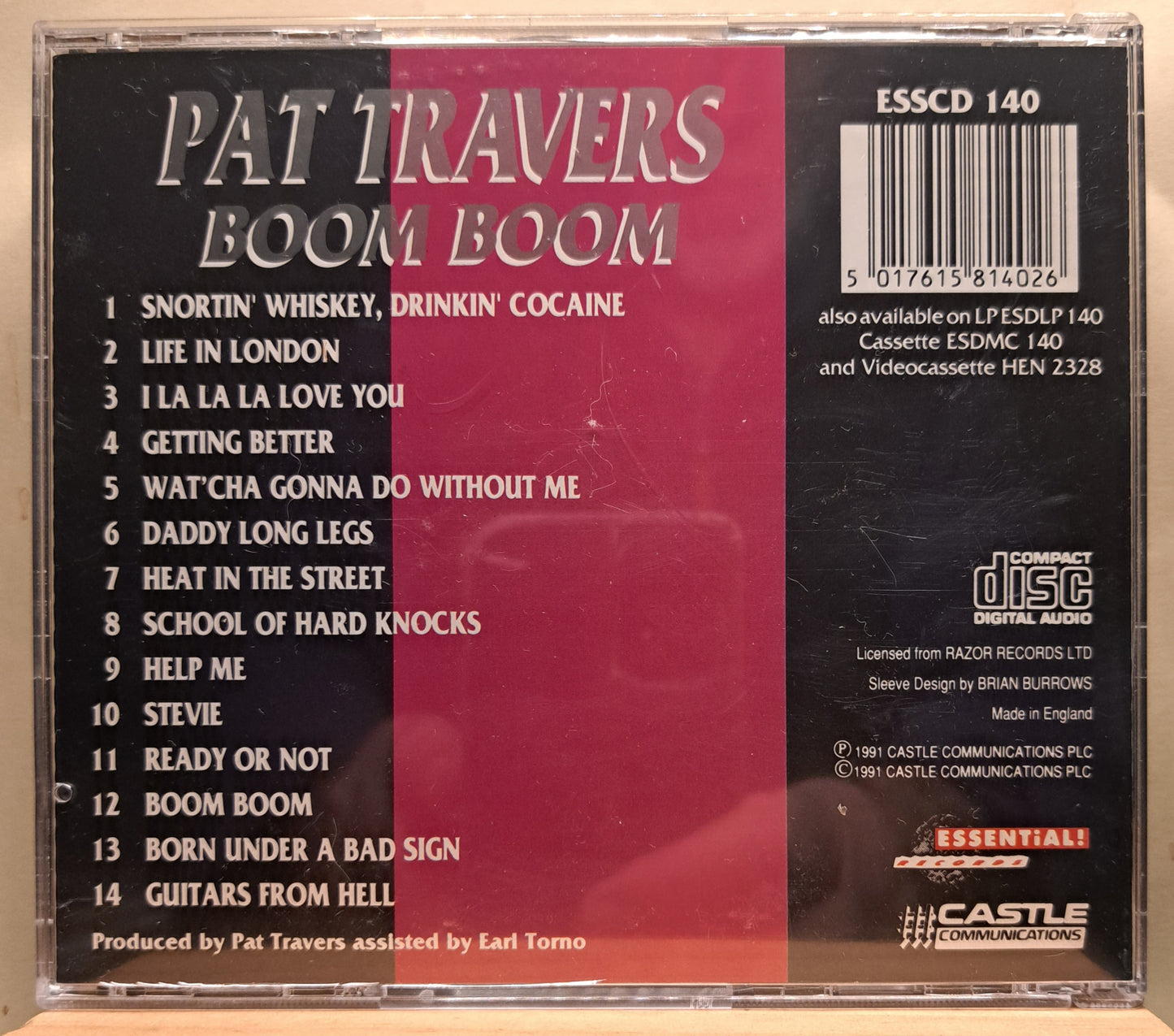 Pat Travers - Boom Boom (cd)