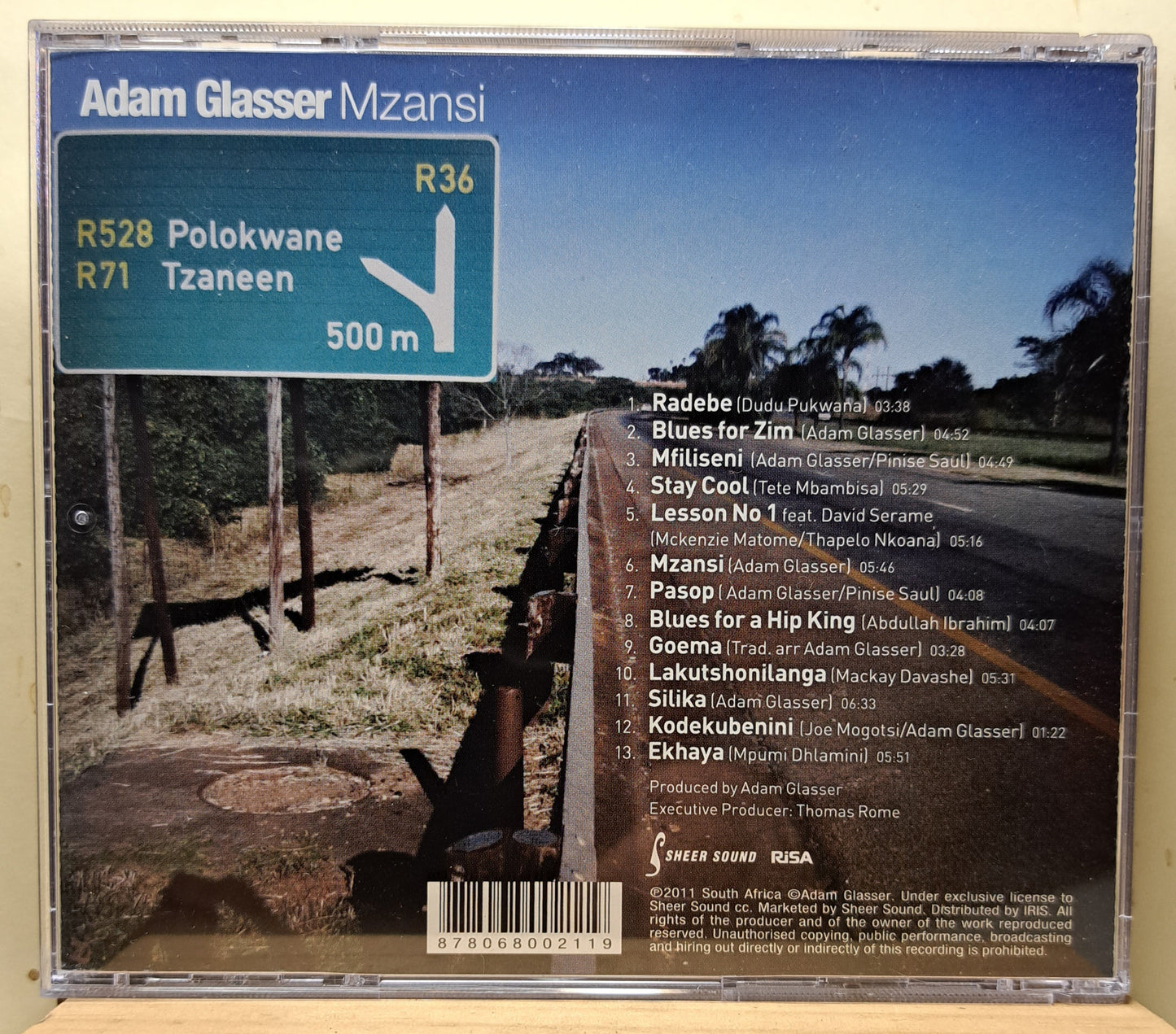 Adam Glasser - Mzansi (cd)