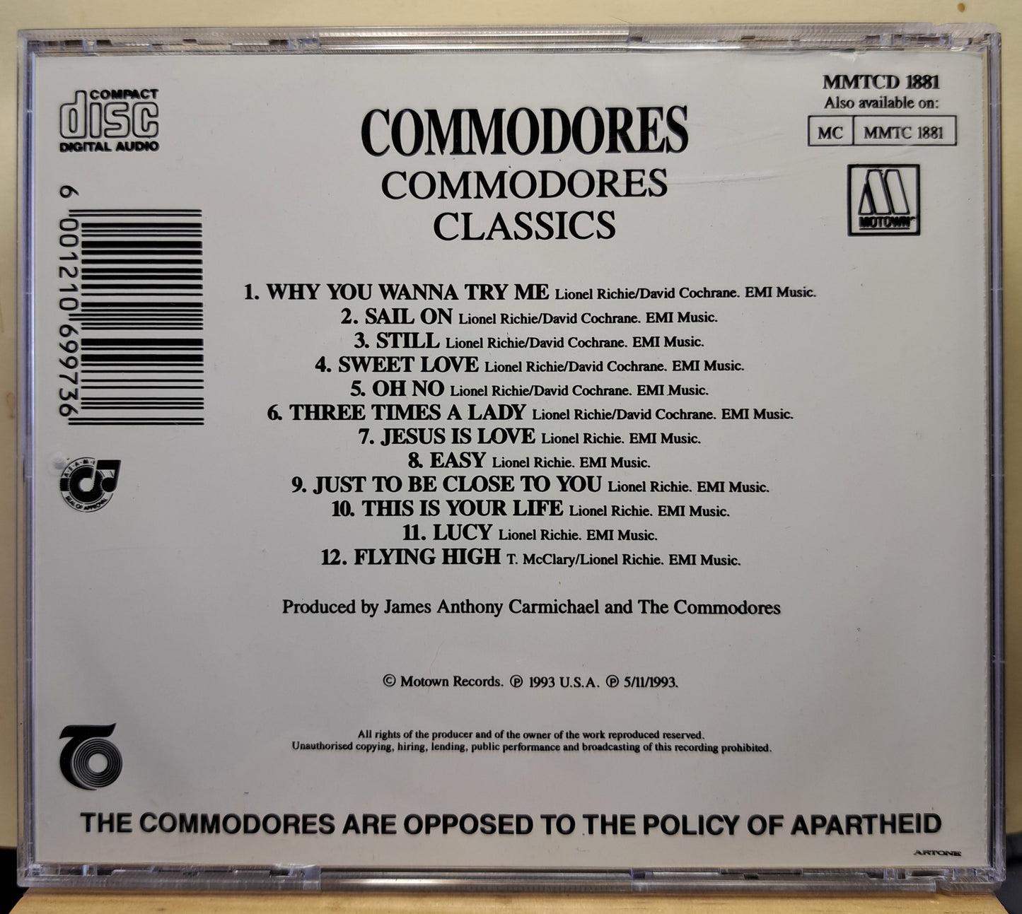 The Commodores - Classics (cd)