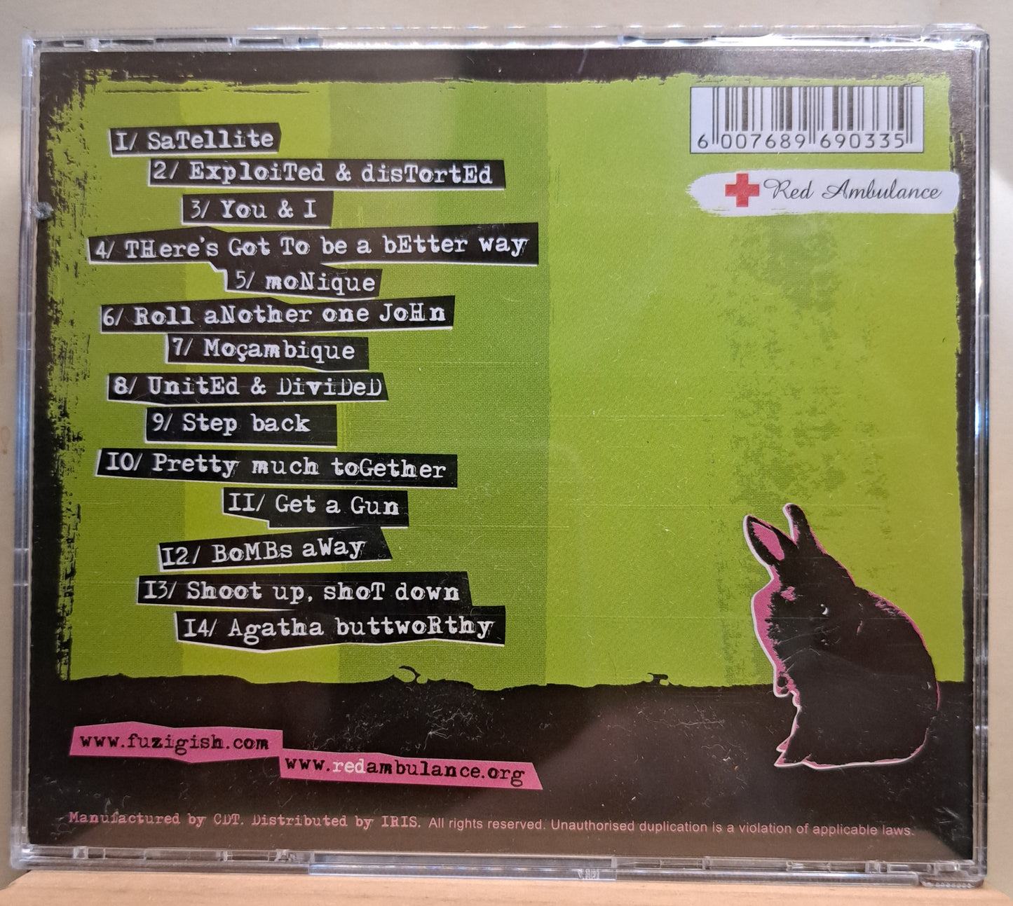 Fuzigish - exploited & distorted (cd)