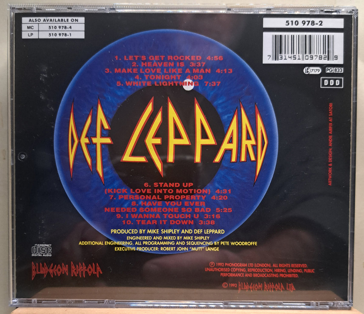 Def Leppard - Adrenalize (cd)