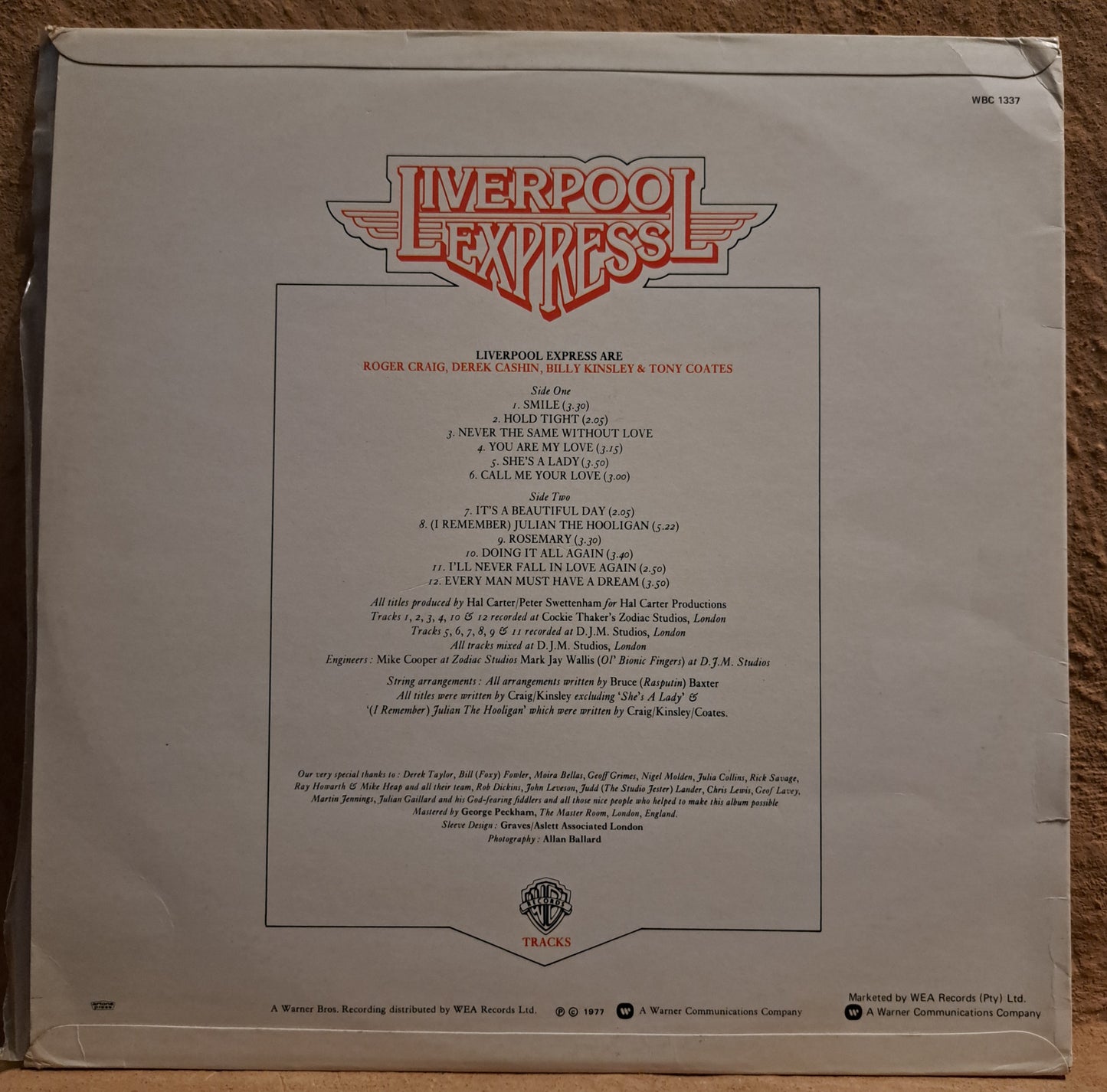 Liverpool Express - Tracks