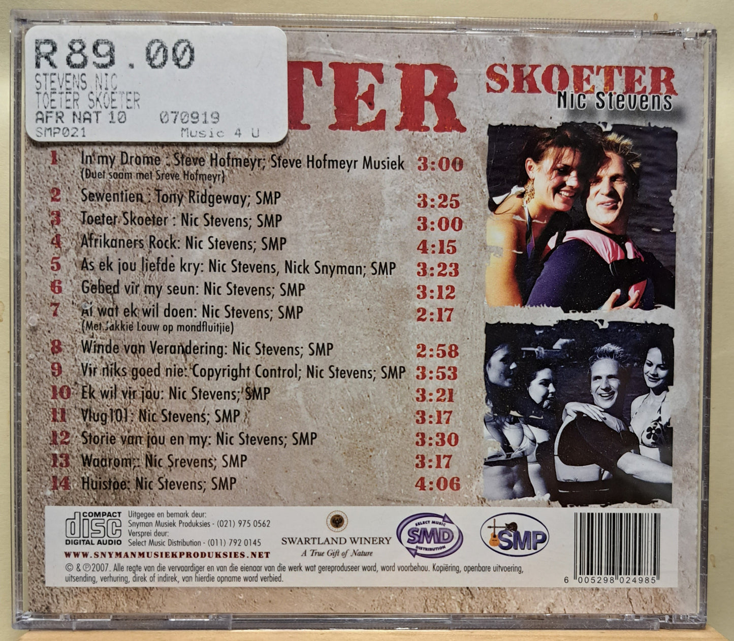 Nic Stevens - Toeter Skoeter (cd)