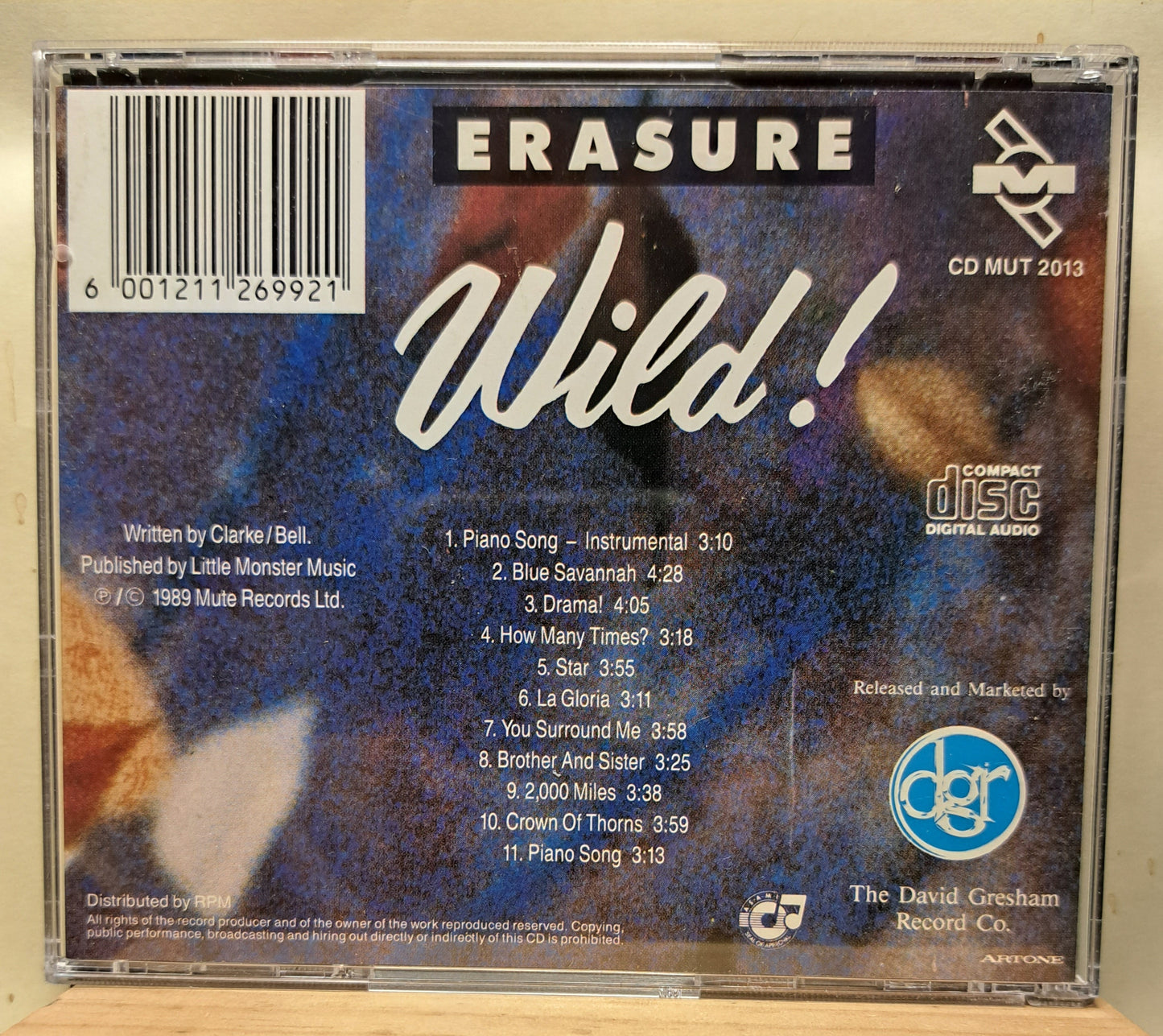 Erasure - Wild (cd)
