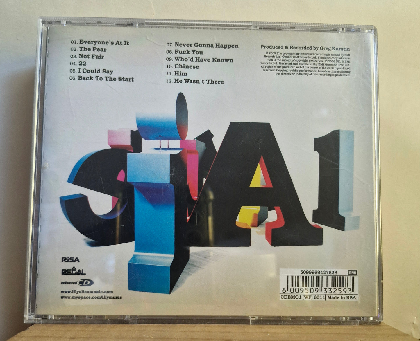 Lily Allen - It's not me, it's you (cd)