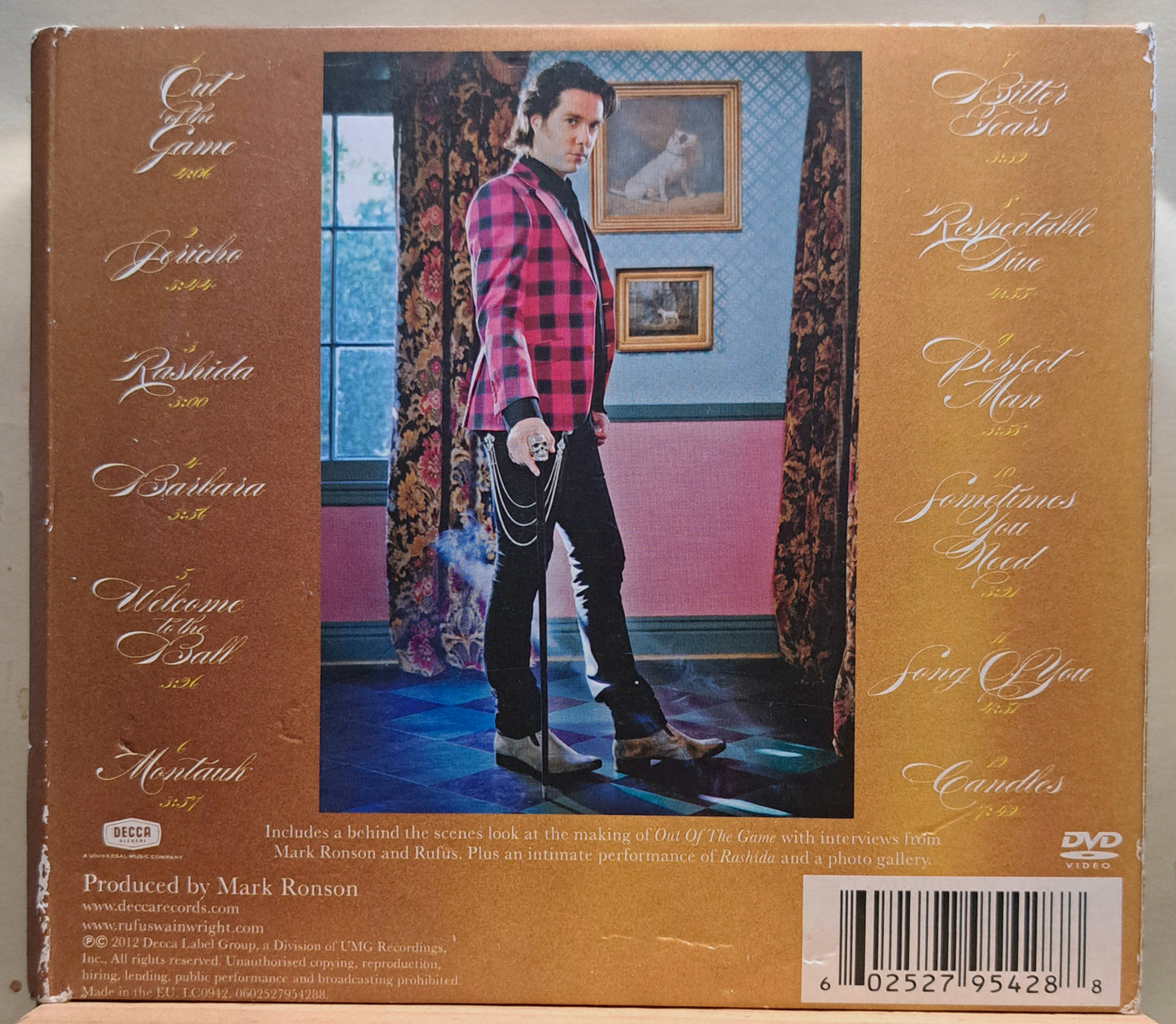 Rufus Wainright - Out of the game (cd/dvd combo)