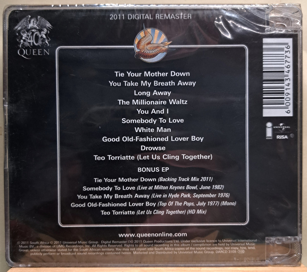 Queen - A day at the races (cd, new/sealed)