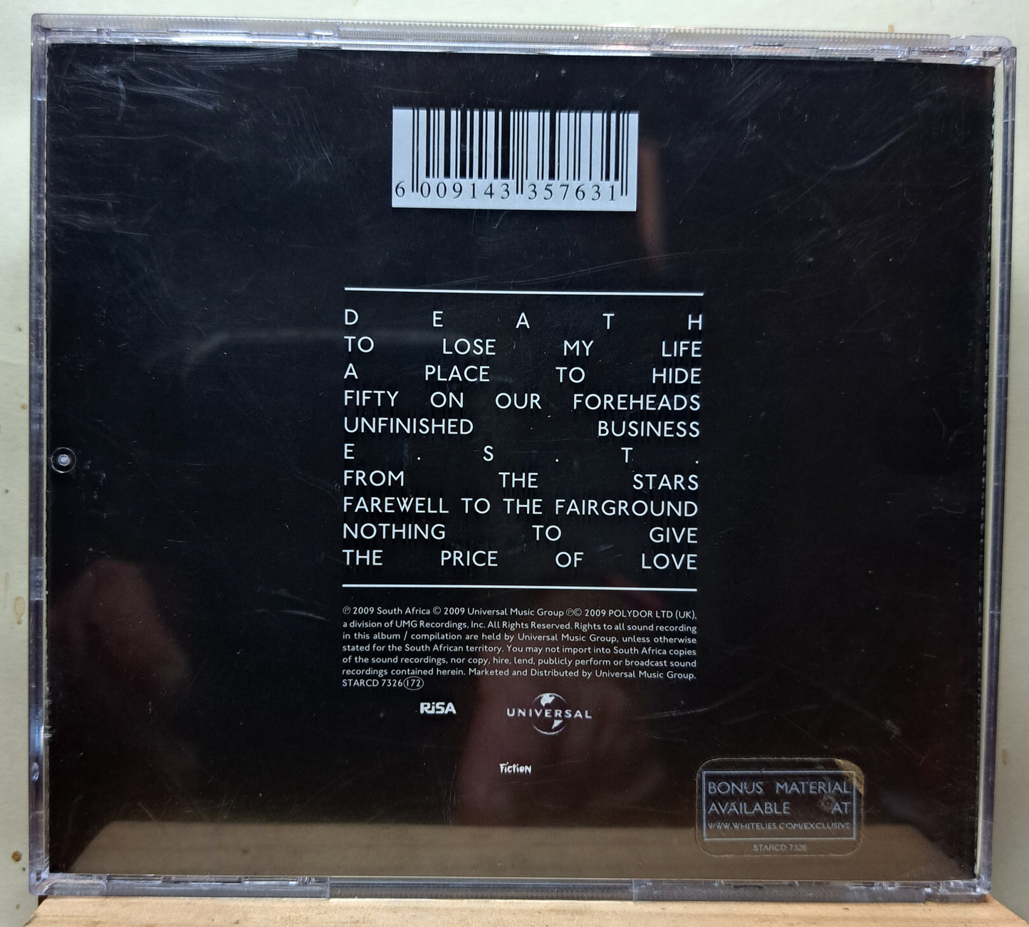 White Lies - To lose my life (cd)