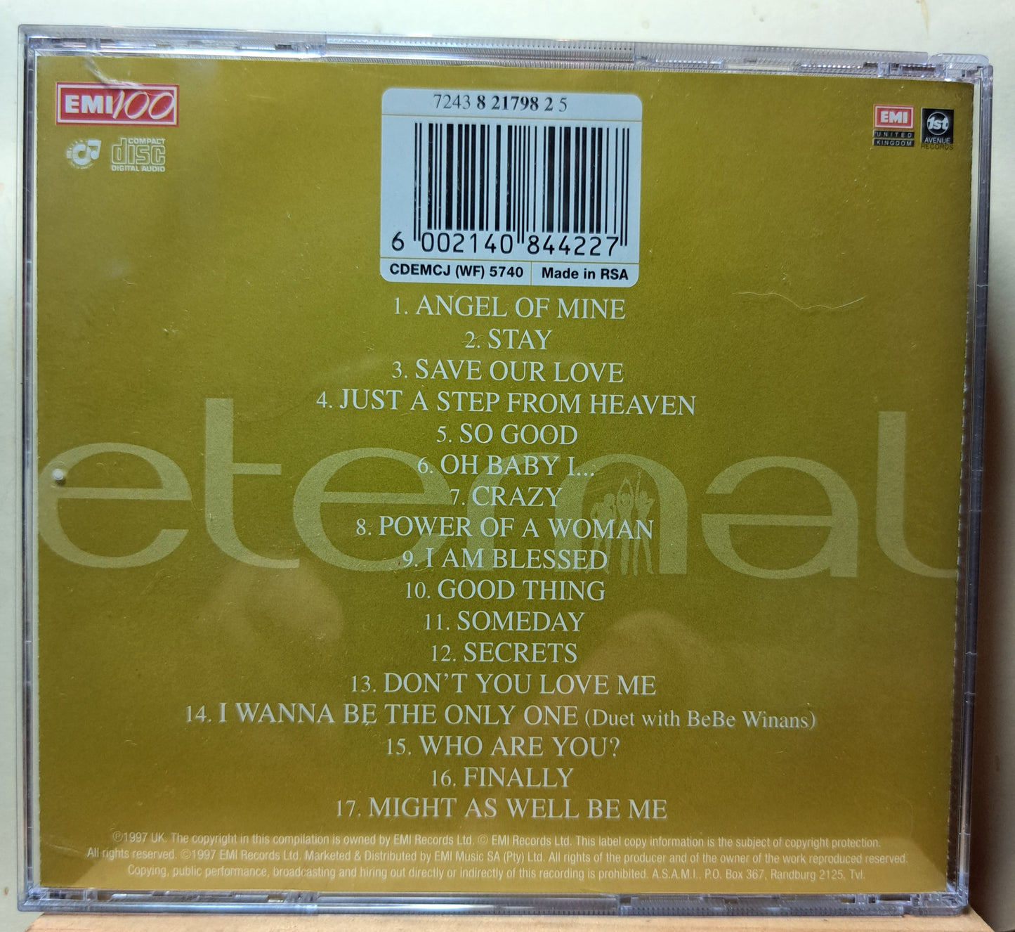 Eternal - Greatest Hits (cd)