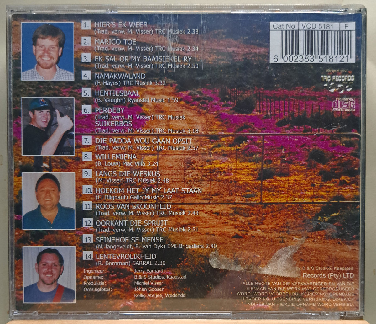 Michiel Visser en die Boesmanland orkes - Hier's ek weer (cd)