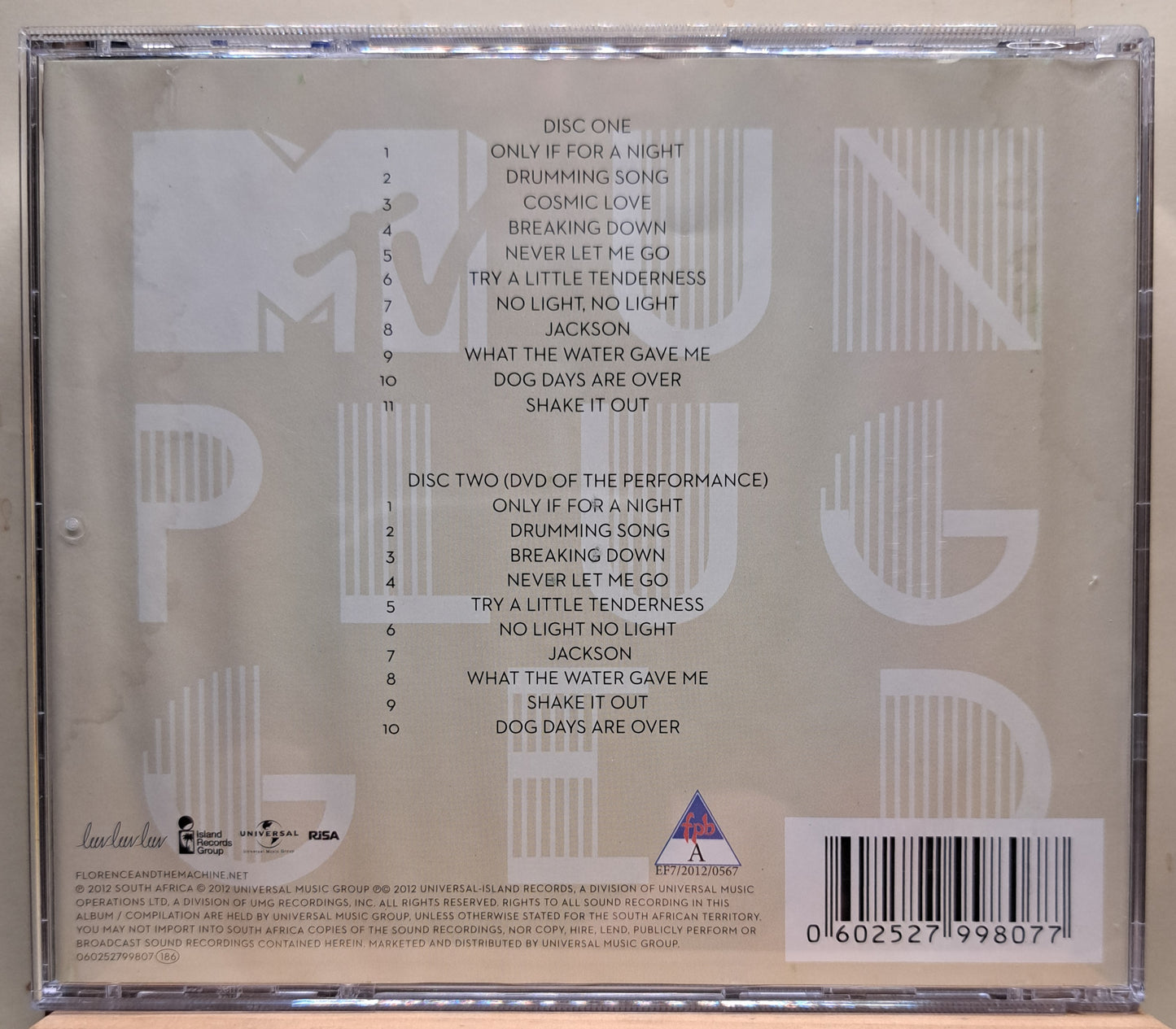 Florence + The Machine - MTV Unplugged (double cd)
