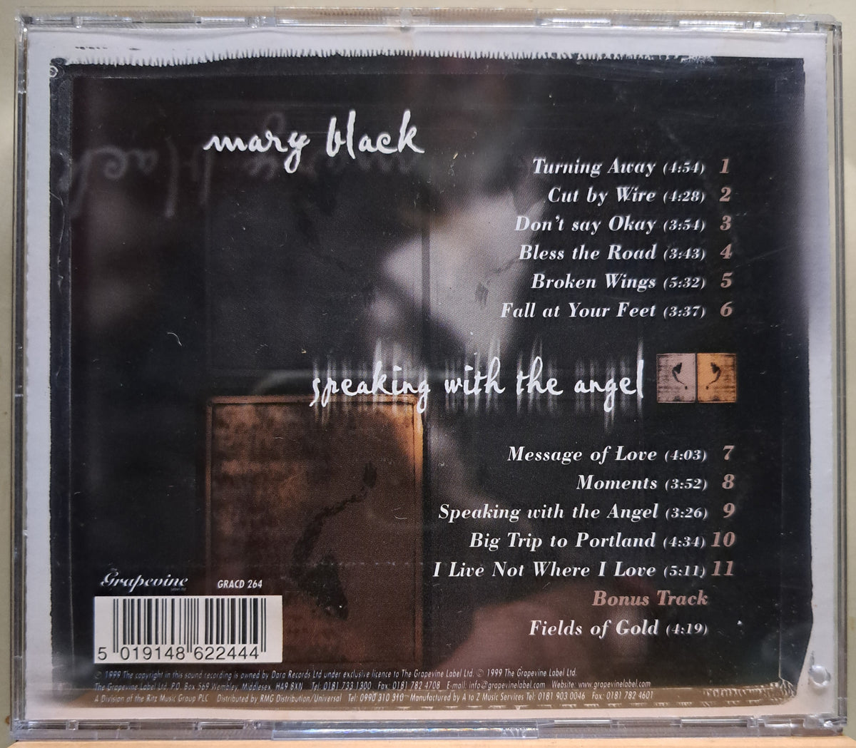 Mary Black - Speaking with the angel (cd)