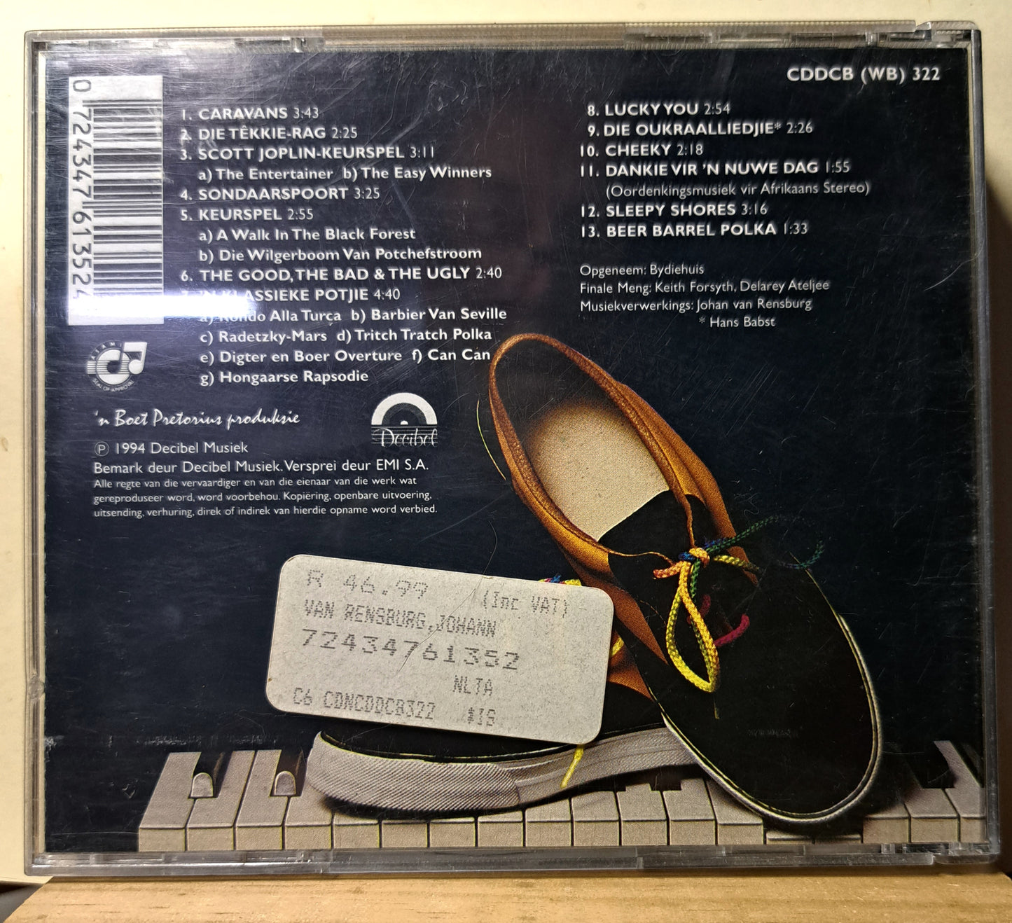 Johan van Rensburg - Die Têkkie-Rag (cd)