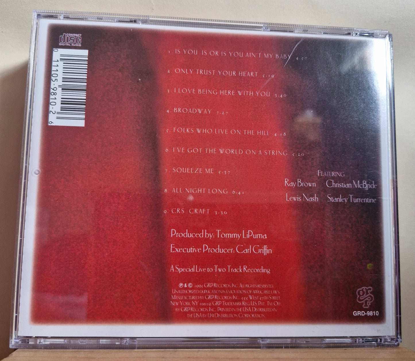 Diana Krall - Only Trust Your Heart (cd)