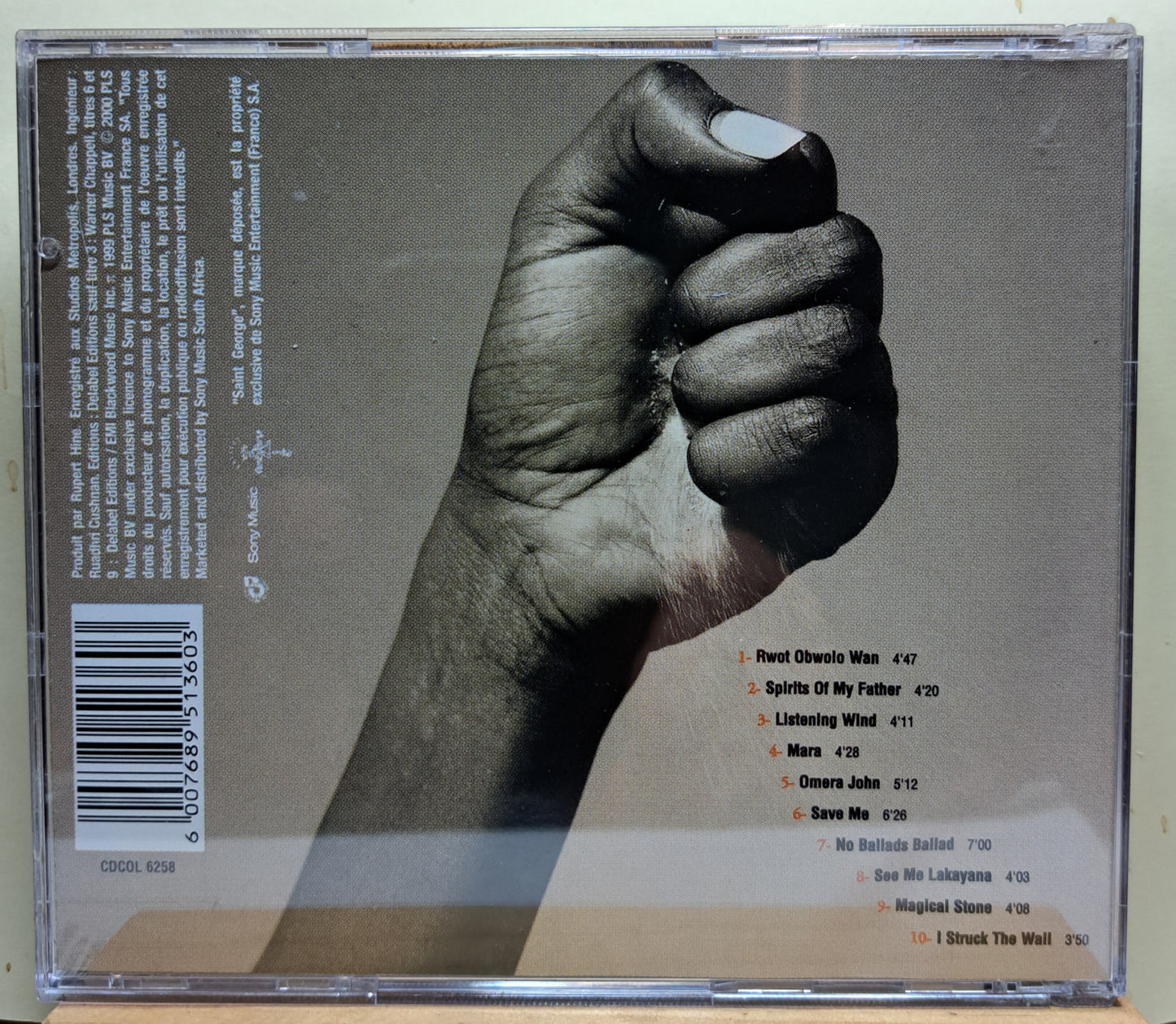 Geoffrey Oryema - Spirit (cd)