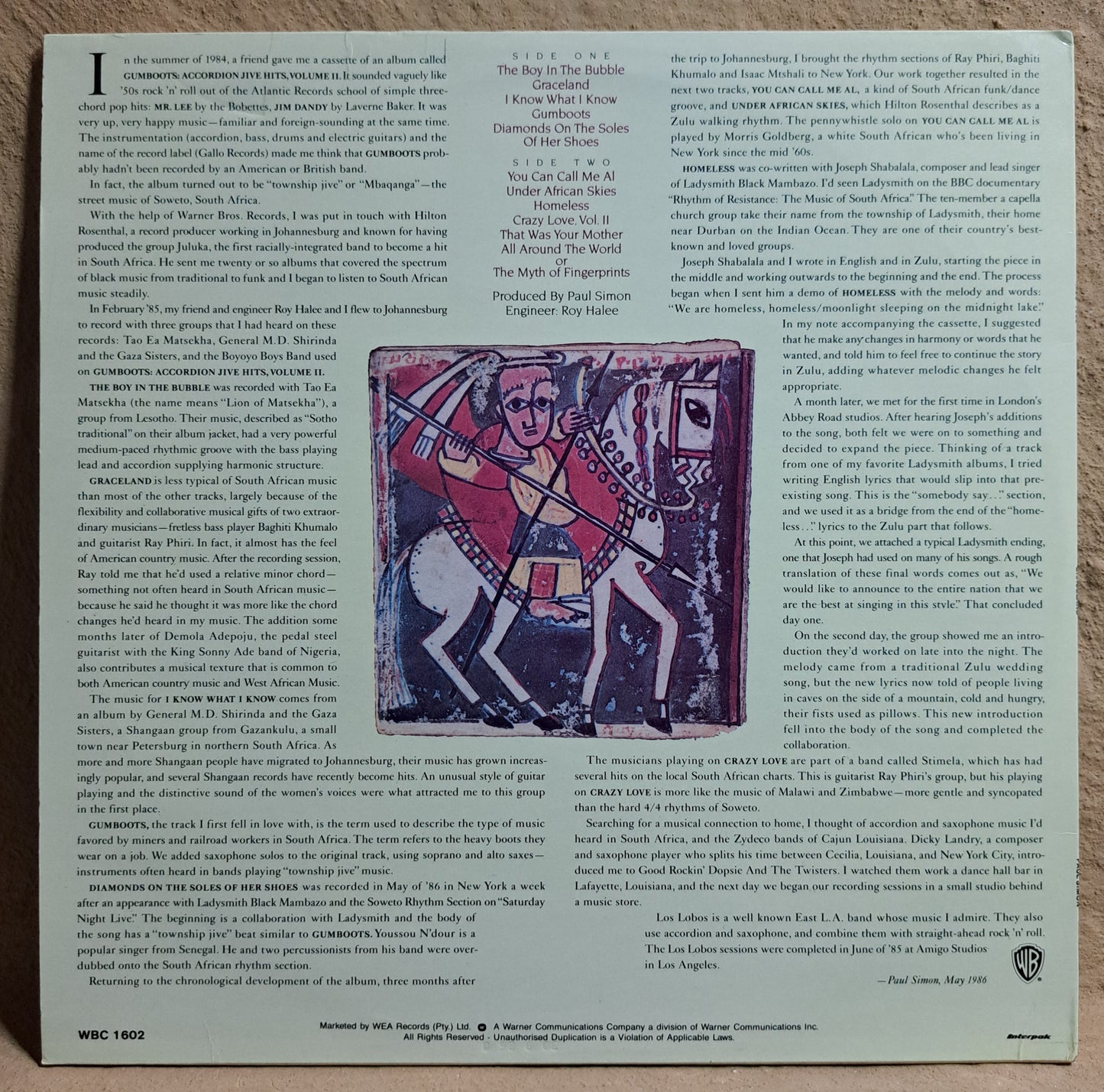 Paul Simon - Graceland