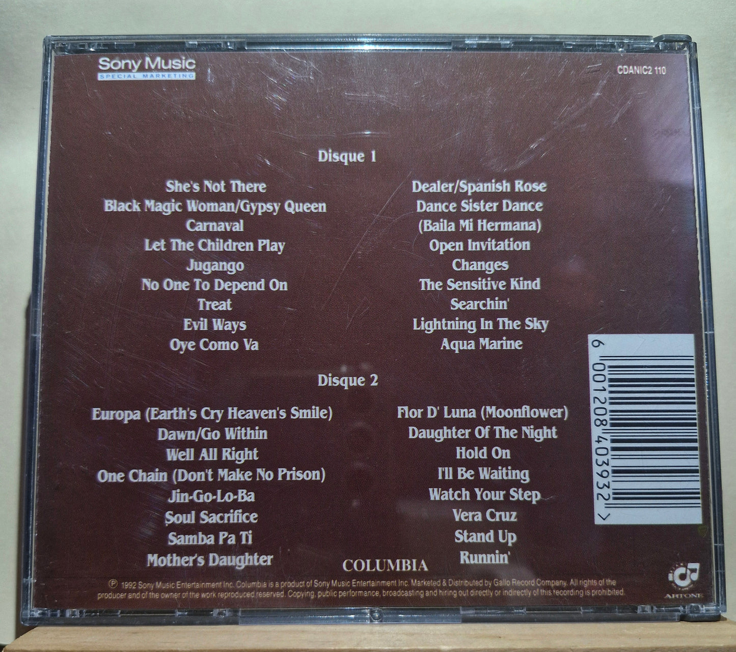 Santana - The best of Santana (Double CD)