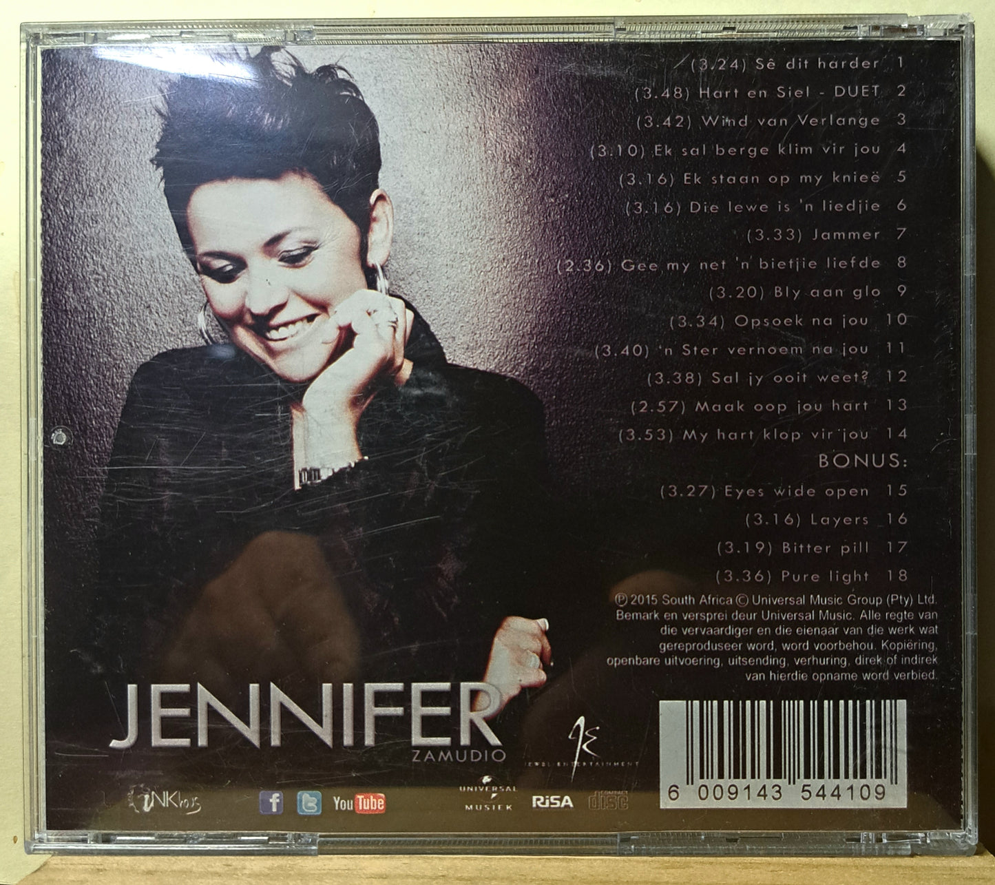 Jennifer Zamudio - 15 jaar speciale uitgawe (cd)