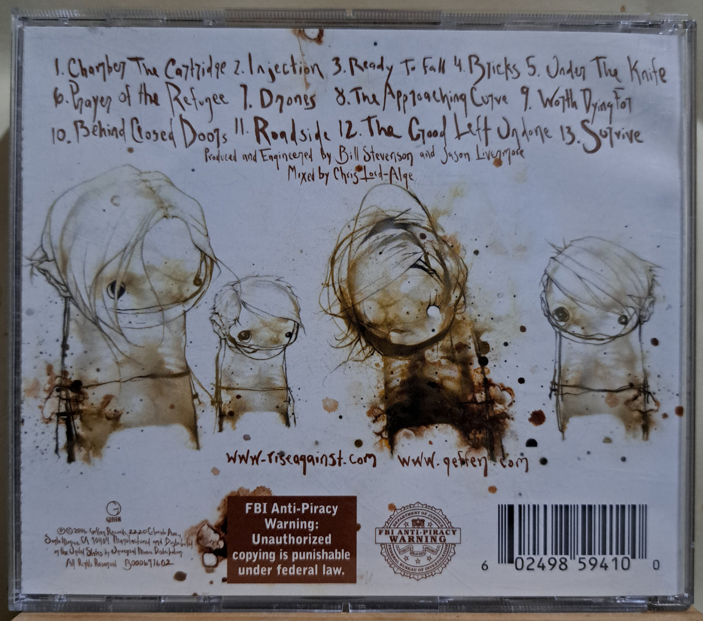 Rise Against - The sufferer & the witness (cd)