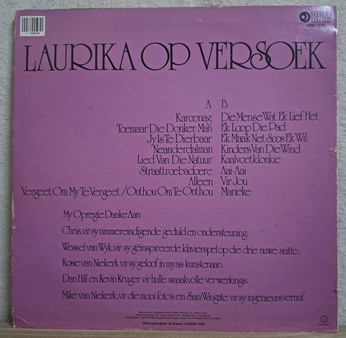 Laurika Rauch - Laurika op versoek