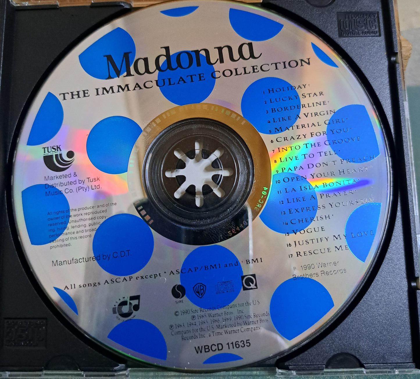 Madonna - The Immaculate Collection (cd)