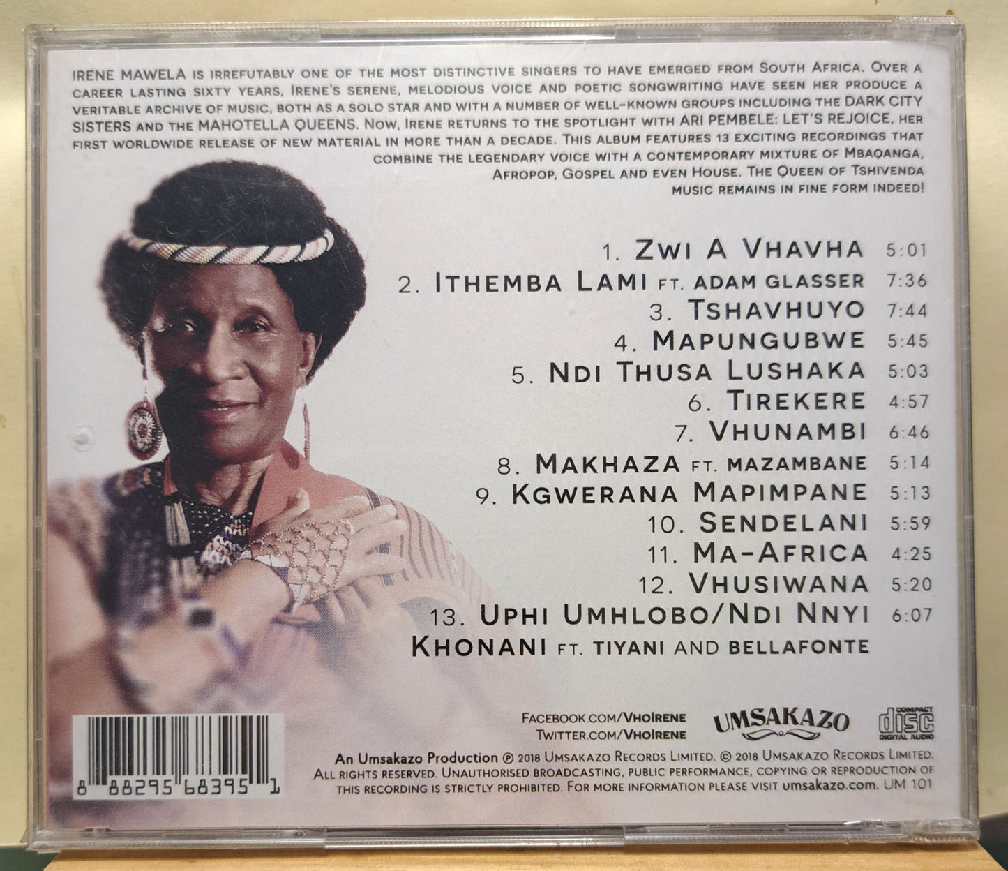 Irene Mawela - Ari Pembele, let's rejoice (cd)