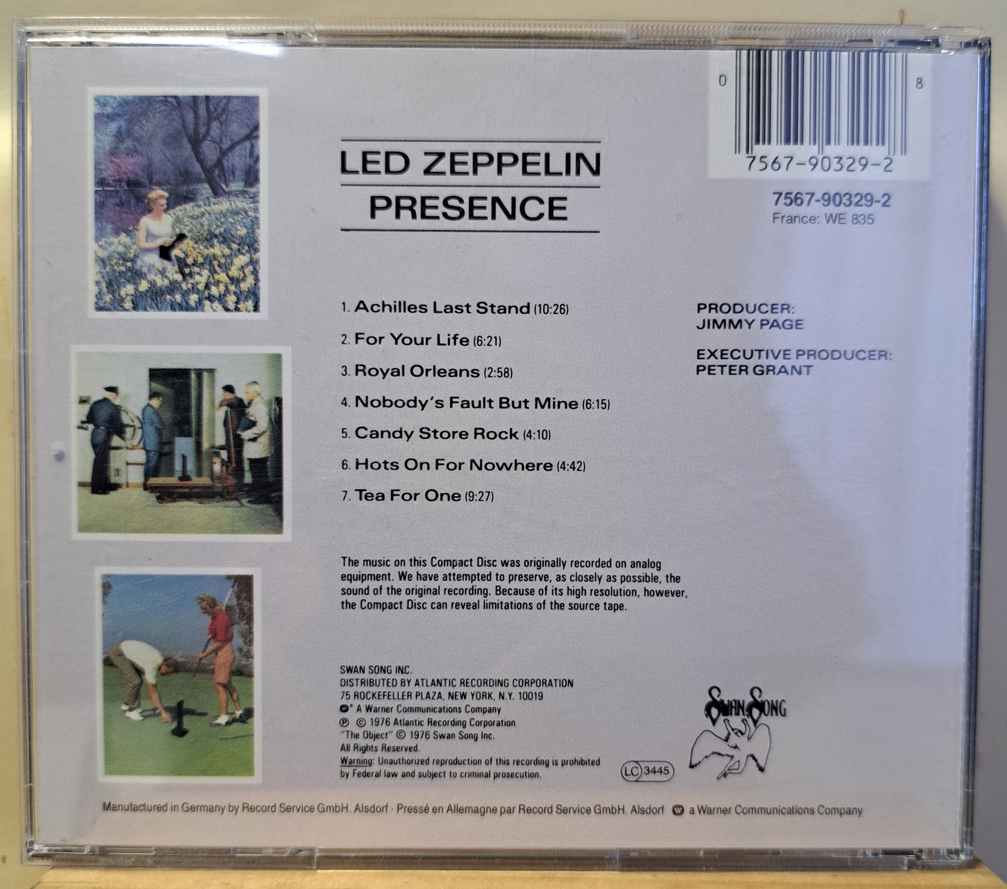 Led Zeppelin - Presence (cd)