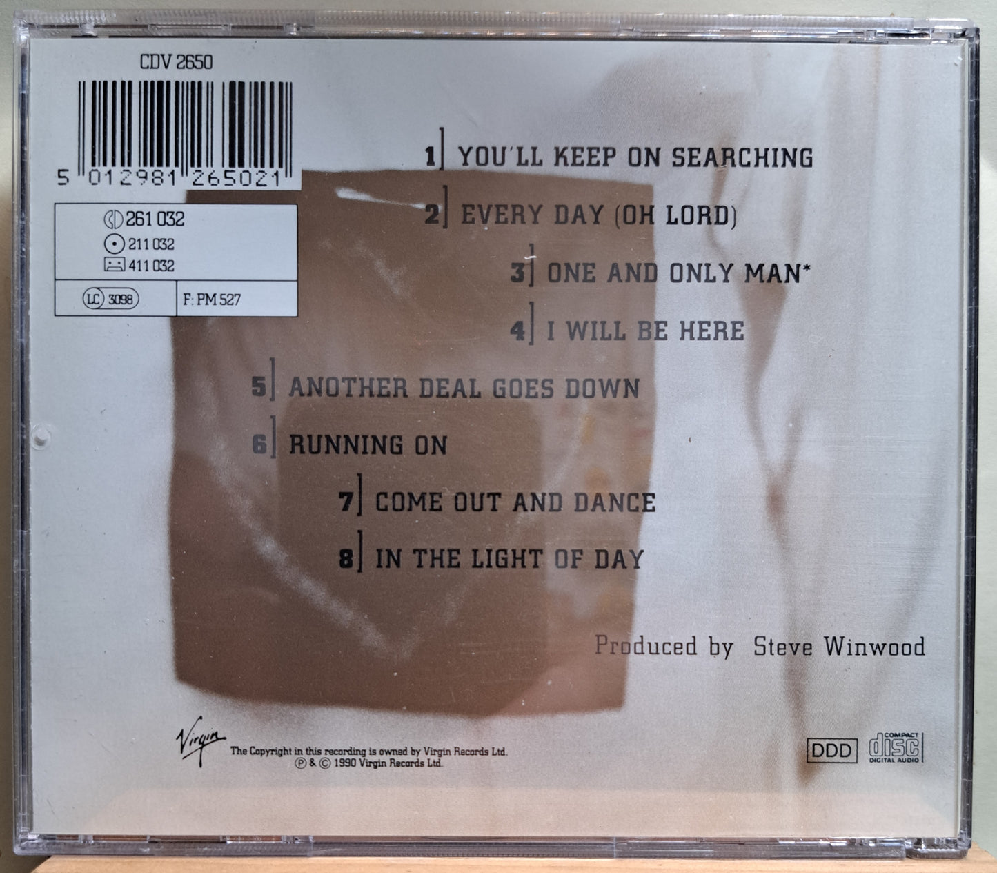 Steve Winwood - Refugees of the Heart (cd)