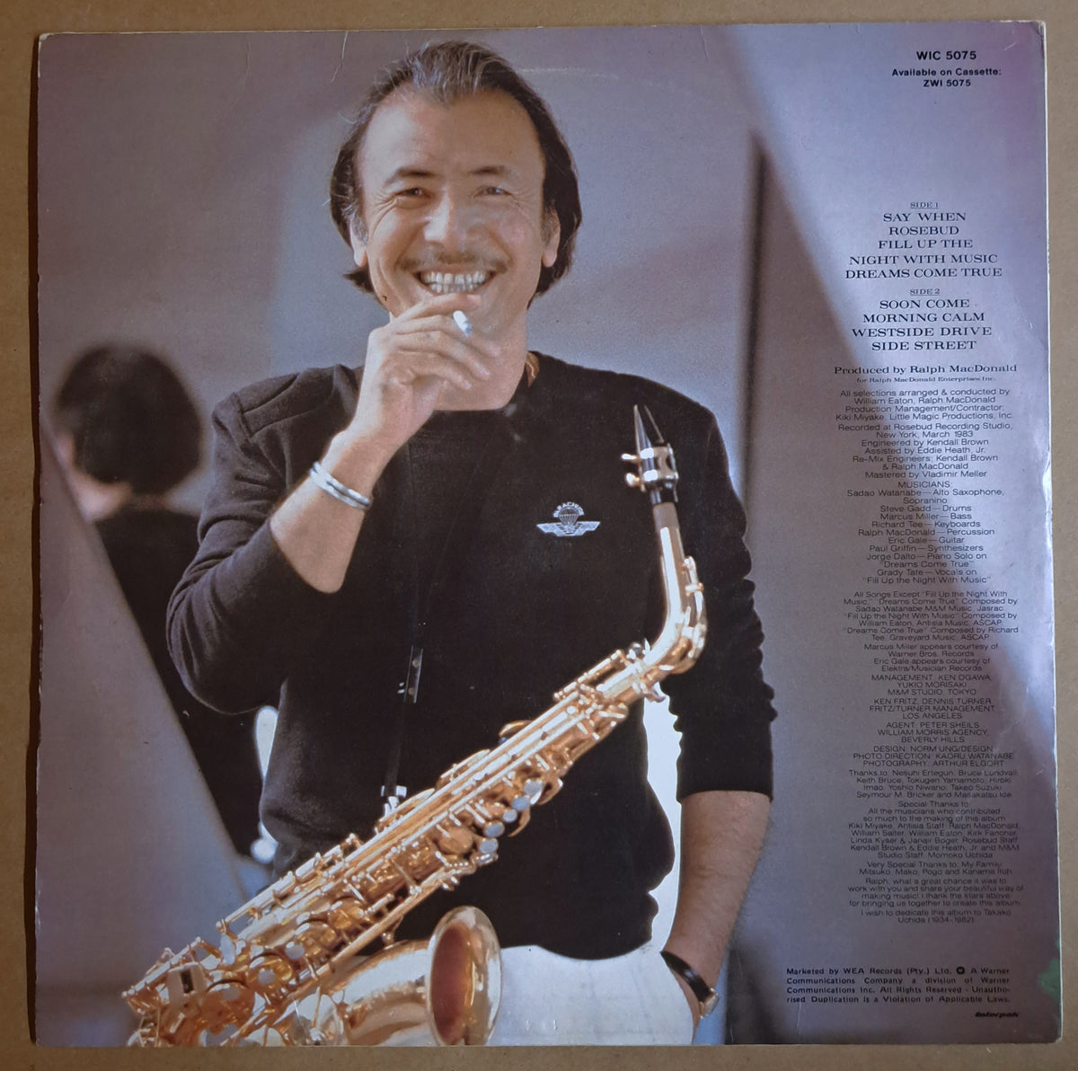Sadao Watanabe - Fill up the night