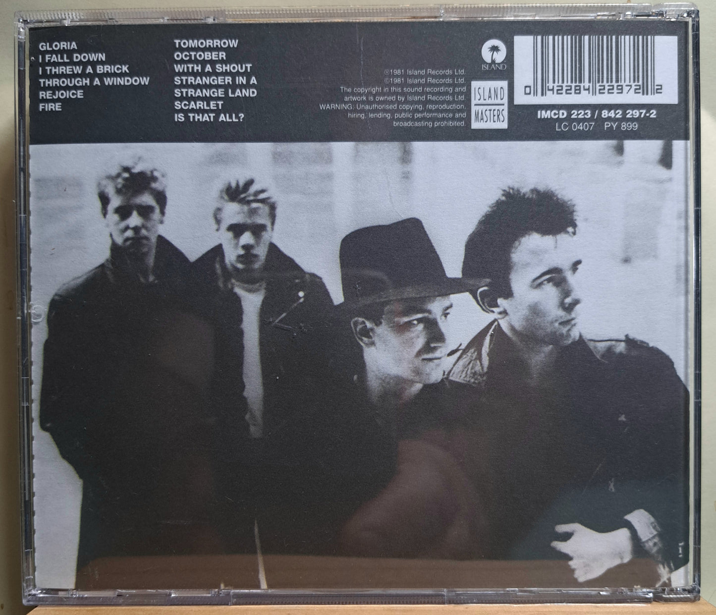 U2 - October (cd)