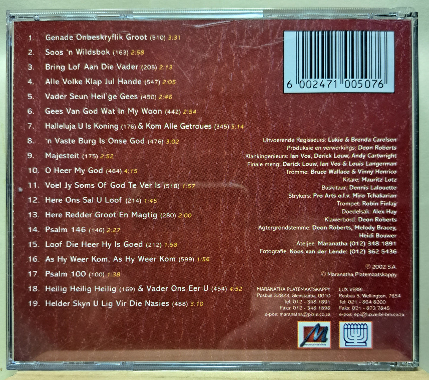 Liedboek - Die beste van die Liedboek, Volume 1 (cd)
